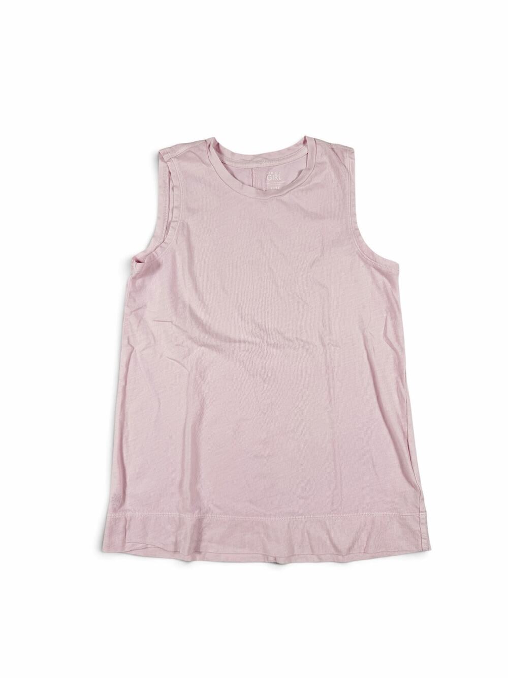 Athleta Girl Cotton Tank Top Light Pink Sleeveless Size 14 (XL)